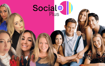 The Social+ Team As Friends Characters