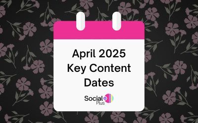 April Key Dates for Social Media